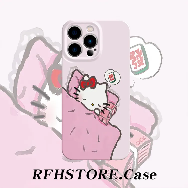 凯蒂的发财梦适用苹果16/15promax菲林手机壳华为P70vivo小米oppo