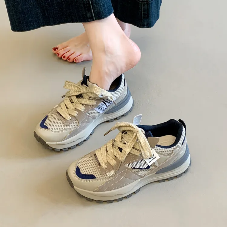 老爹鞋女款2025新款百搭夏季女鞋阿甘鞋美式爆款鞋子运动鞋休闲鞋