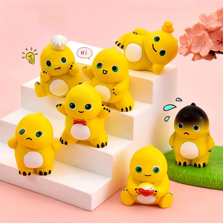 最新爆款可爱小奶龙潮玩萌粒网红装饰品桌面车载小摆件 diy装饰品