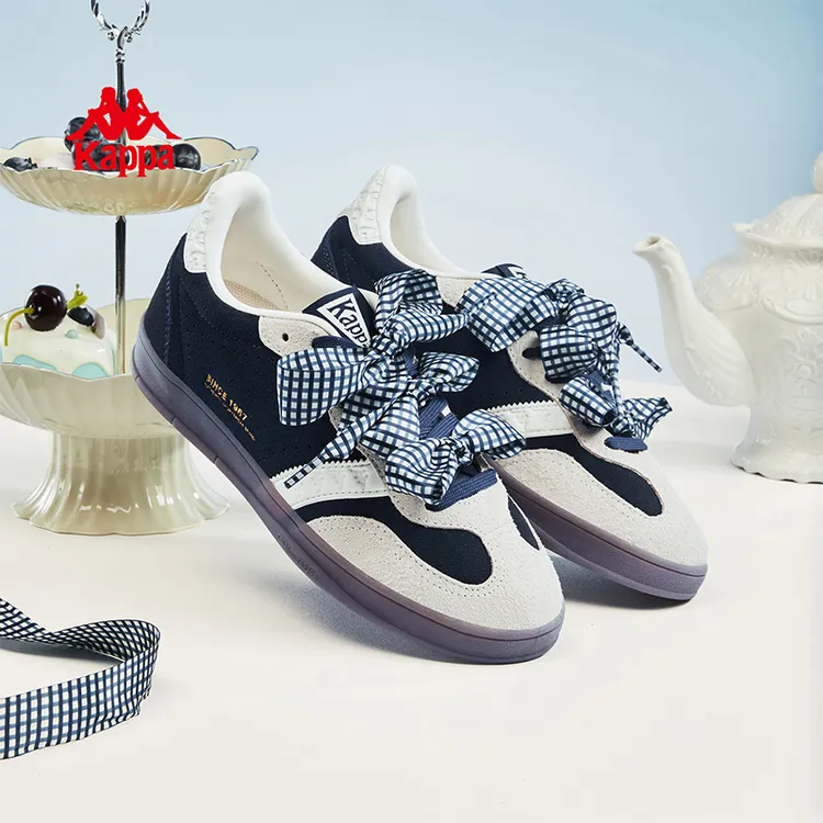 Kappa/卡帕【真糕鞋】秋季新款女鞋背靠背秋日氛围感增高德训鞋67CJ