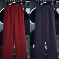 【同材质搭配裤】一体式抓绒 绵羊毛 加厚保暖松紧腰直筒长裤 S6880