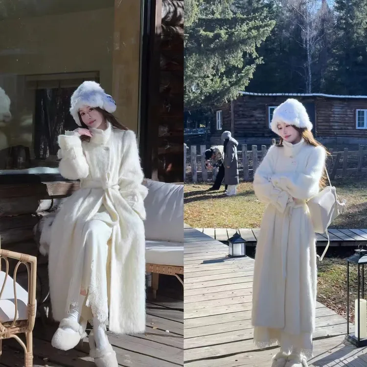 【婷婷】《冬日暖阳》 拉绒 镇店级冬季大衣系列25DK6320