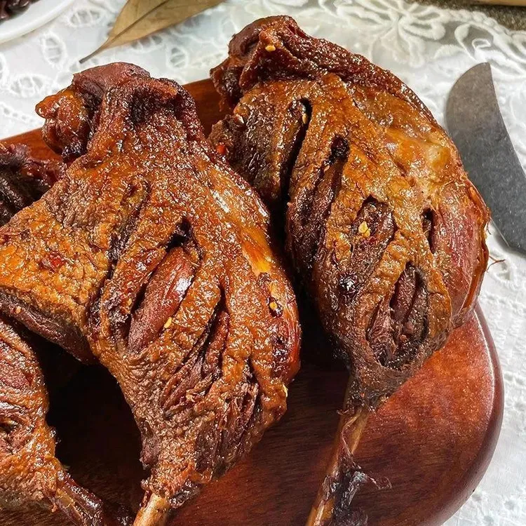【氮气锁鲜 风干大鸭腿】香辣烧烤味大鸭腿开袋即食追剧下酒零食