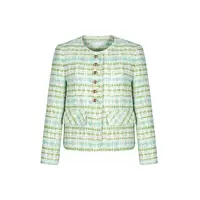 【丽公主】商场同款春秋新品粗花呢面料小香风外套N011A41431