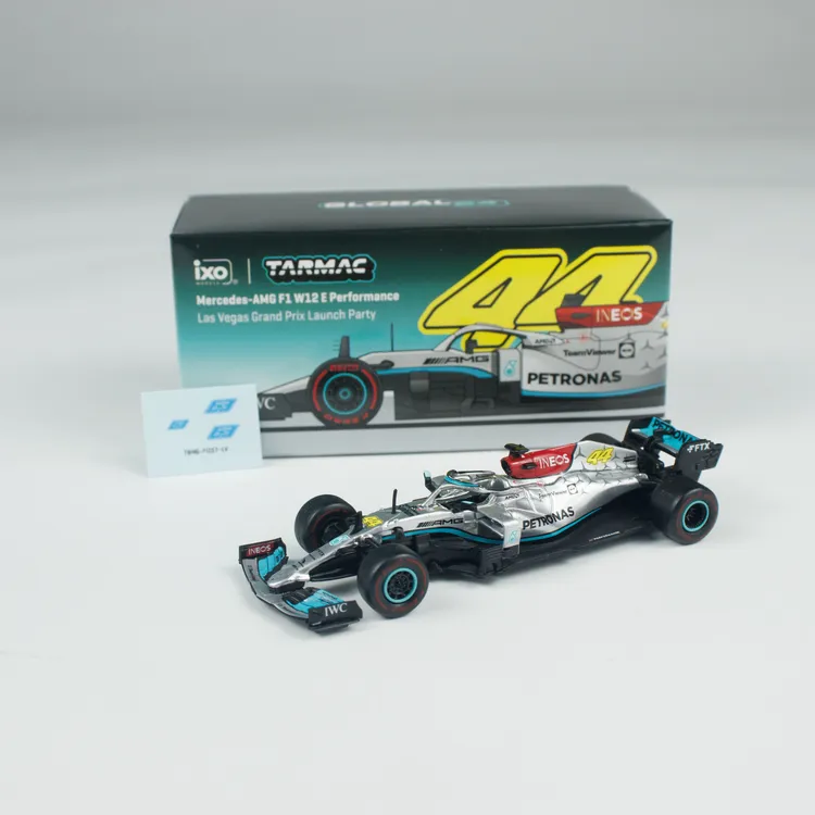 Tarmac Works车模 1:64 合金 奔驰F1 W12 E 小比例汽车模型收藏