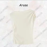 【AR0SE•正品】2025夏季无袖精纺针织上衣纯色时尚气质针织衫3037