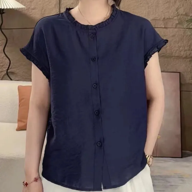 爆款衬衫2025夏季新款时尚宽松显瘦百搭减龄女装上衣