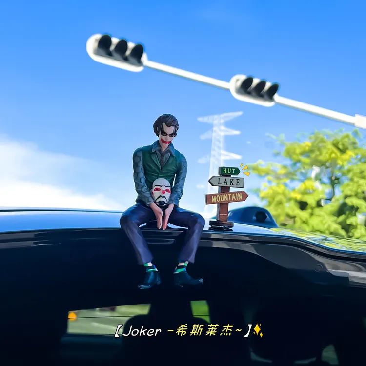 [小丑指路牌]2025网红新款创意汽车中控摆件可爱车尾个性装饰摆件
