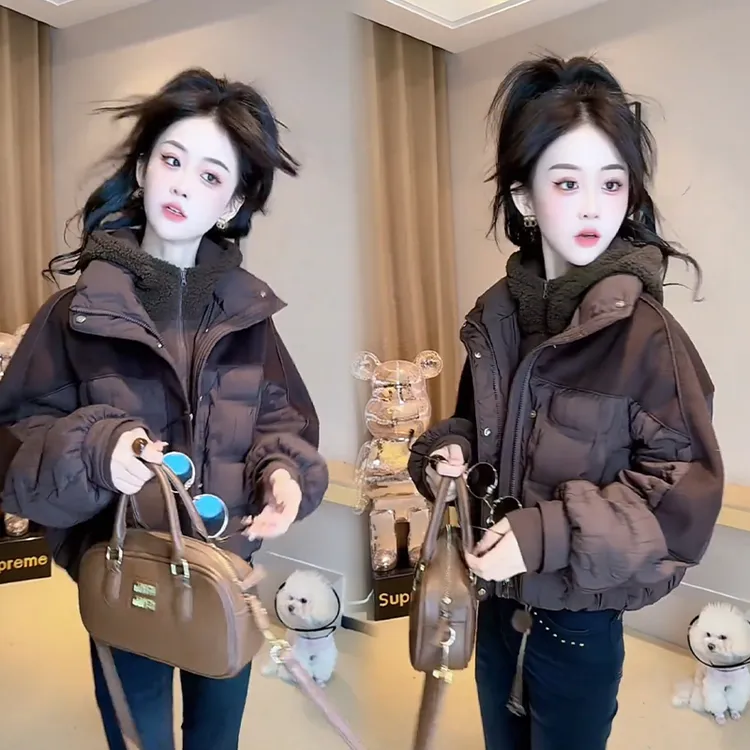 2025秋冬新款时尚显瘦气质网红高档洋气女高级百搭宽松大码外套潮