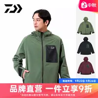 DAIWA达亿瓦 25秋冬DJ-9325 防风钓鱼外套软壳户外运动拉链夹克