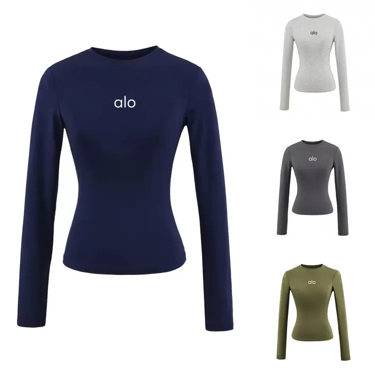 【全额运补】FF正肩卡戴珊大雷t长袖女紧身掐腰亲肤显瘦运动r恤