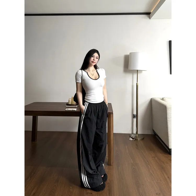 黑泽玄七《冲锋模范裤》秋季显瘦透气运动网眼里衬速凉快干休闲裤