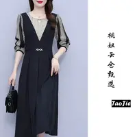 DJ717夏季气质百搭中长款连衣裙女