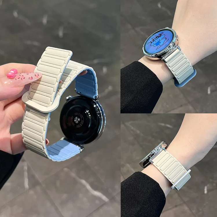 华为gt5表带磁吸GT4GT3watch3华为磁吸智能表带GT3progt5pro表带