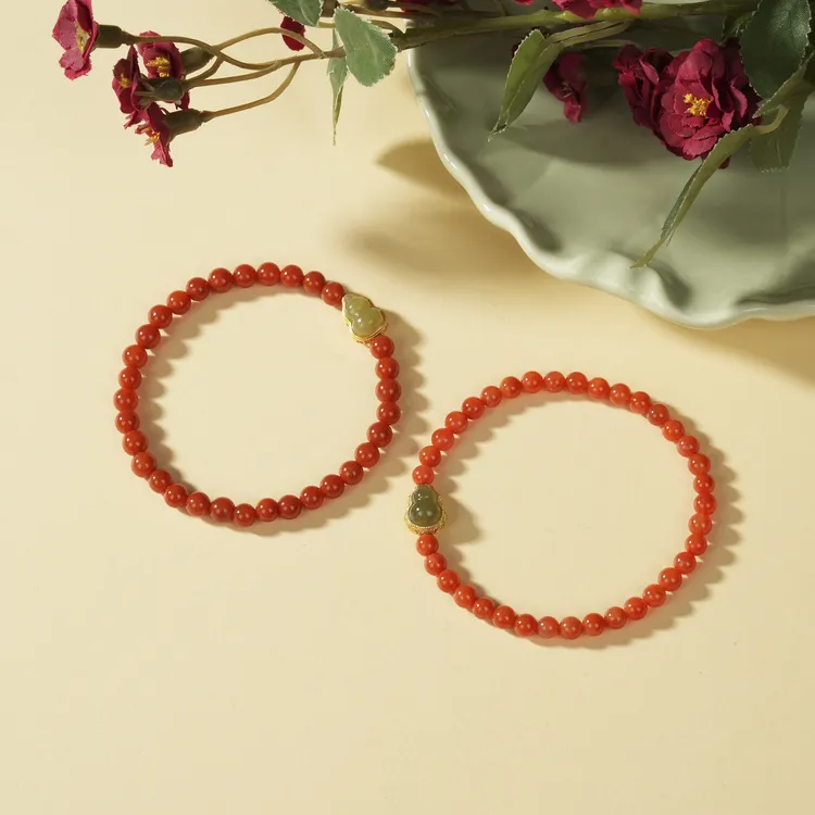 【云上叙】南红DIY单圈手串-多样性发一件-4.5mm-V96037-K（商城）