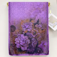 A325【醉美人】香云纱龟裂纹轻奢高定丝巾披肩70*180