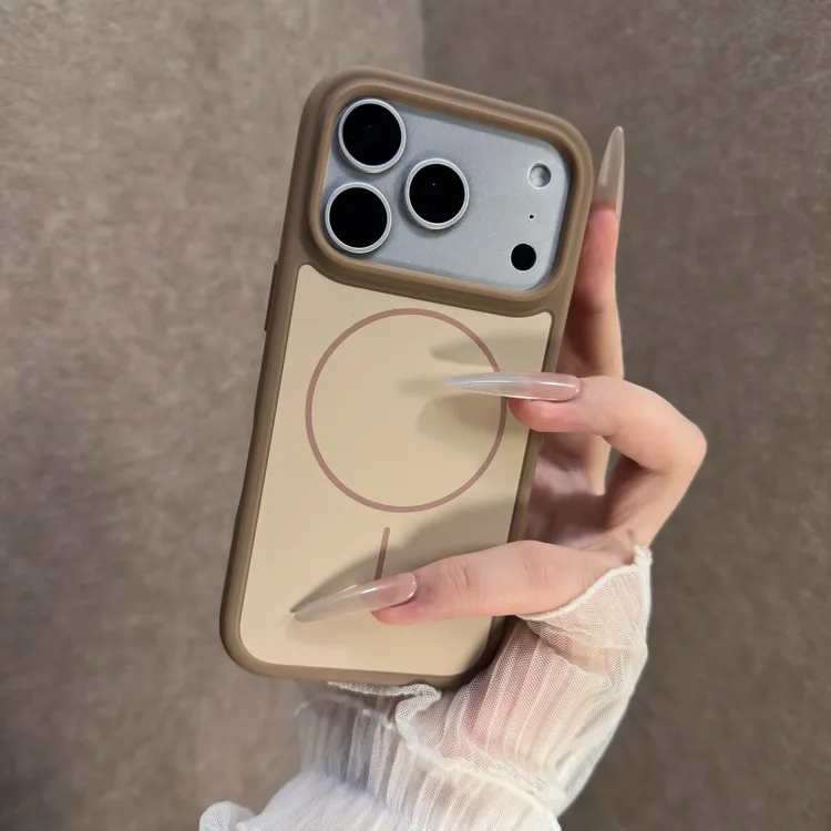ins液态细圈磁吸适用苹果17promax手机壳16pro小众15防摔14女款13