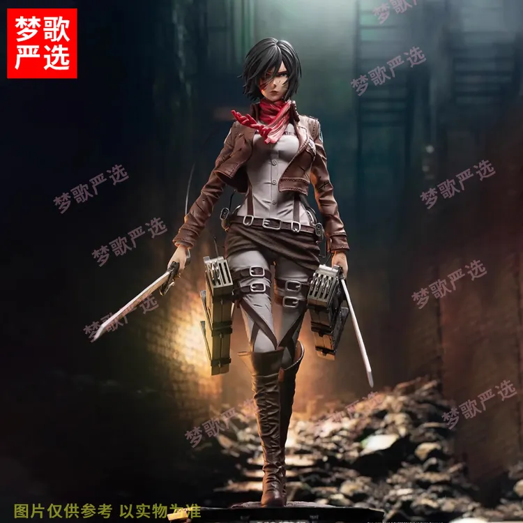 【全款预订】29cm三笠进击的巨人动漫潮玩桌面周边GK手办模型摆件