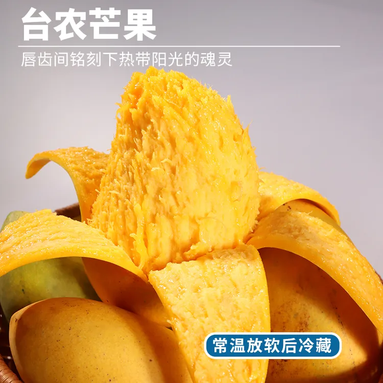 每天水果优选 广西百色大台农芒 香味浓郁肉质细腻 当季新鲜芒果