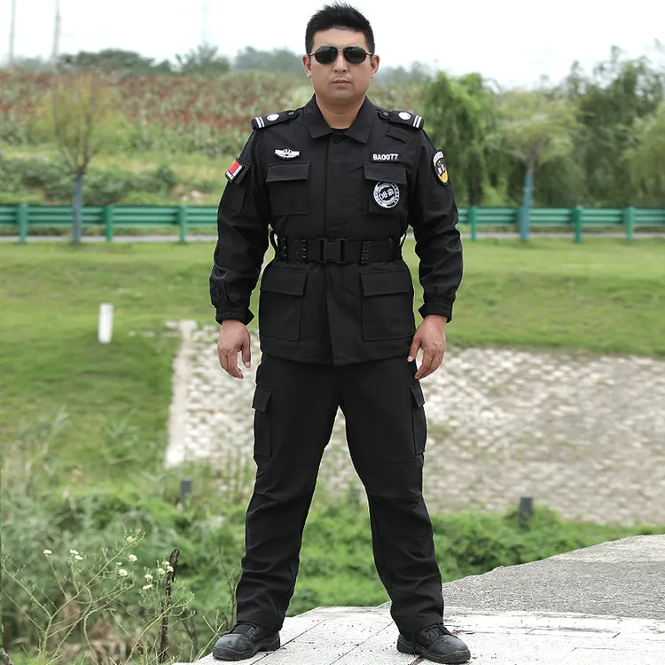 2025款保安服加绒套装秋冬款正规作训服男装工装制服长袖安保物业