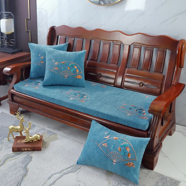 红木实木沙发垫坐垫春秋椅加厚海绵可拆洗防滑单三人春秋冬联邦椅