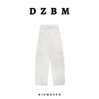 【DZBM】2025早秋新款复古水洗做旧工装裤-K3927