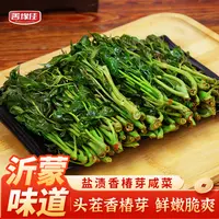 香椿咸菜【整根香椿腌制】山东特产红油香椿 整根嫩芽下饭菜Q