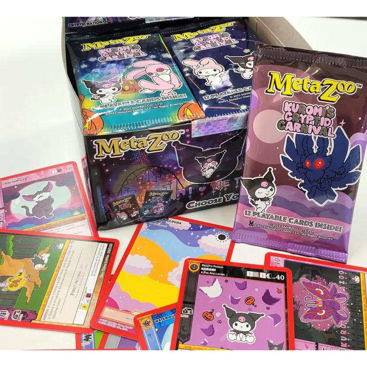 2024年METAZOO库洛米三丽鸥Kuromi元宇宙TCG卡牌收藏 盲盒代拆