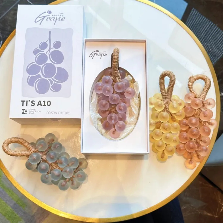 新款水晶葡萄串香皂生日礼物送女生七夕创意圣诞节礼物挂件伴手礼