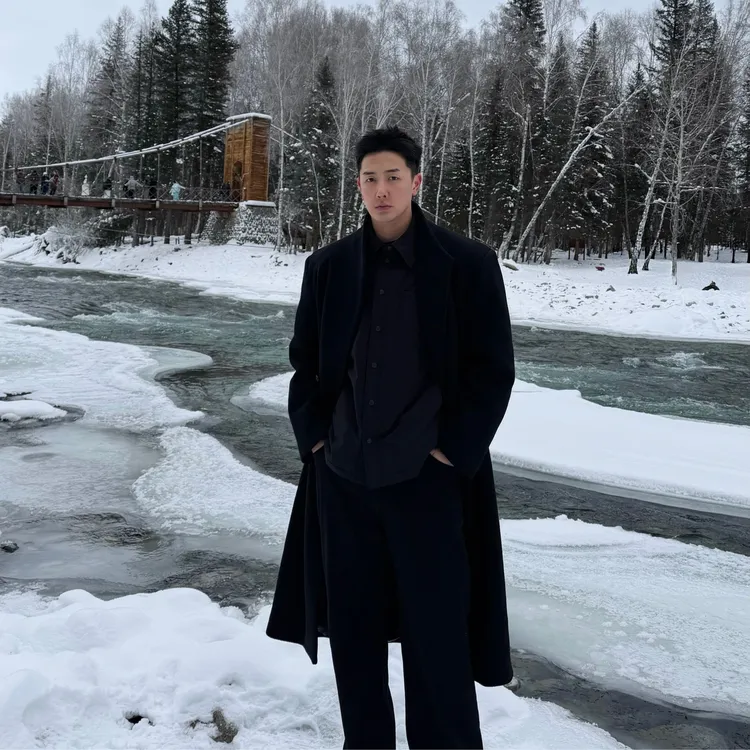 ANN DNR“100%羊毛“冬季高级感羊毛毛呢大衣外套SL61369