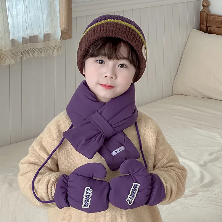宝宝帽子护耳帽针织帽秋冬加厚保暖中大童户外出游套头帽毛绒帽