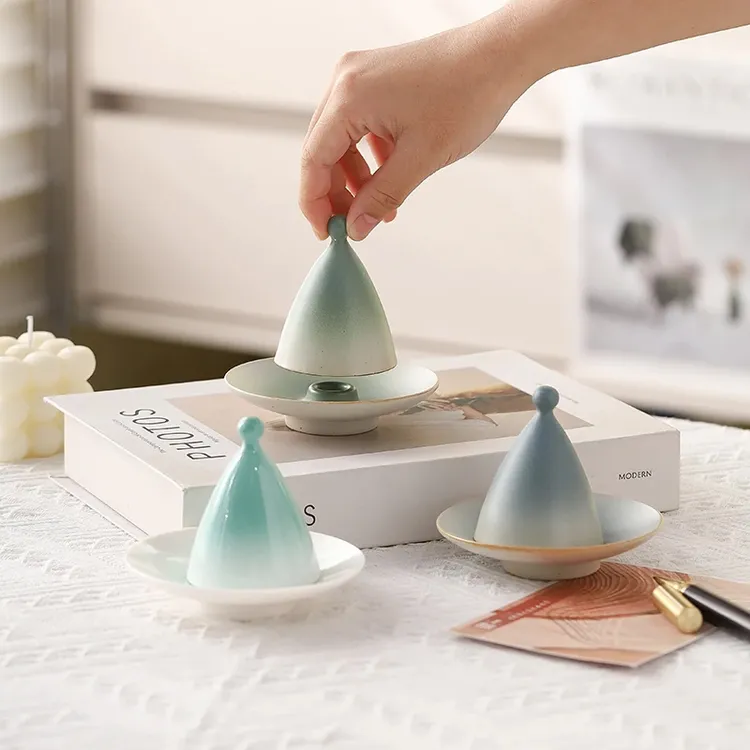 小康泡简约陶瓷铃铛杯创意锥形神器小口功夫茶杯个人品茗主人杯