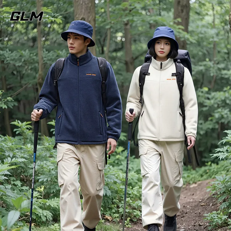 【仁汇优品X】【抗静电】GLM秋冬季摇粒绒外套男抓绒衣男女户外运动