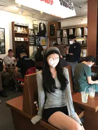 韩系百搭随性慵懒灰色v领撞色波点长袖女春秋防晒修身T恤上衣8818