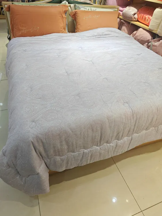 天丝印花面料超厚大豆冬被2.2*2.4米，6斤填充物，20%大豆纤维