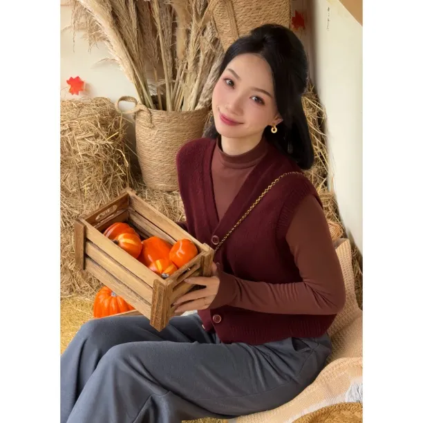 GIRDEAR/哥弟纯色宽松型薄款常规款针织衫毛衣百搭女士148067