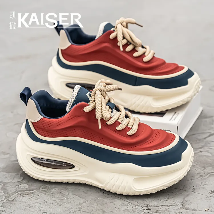 凯撒官方正版男鞋时尚百搭休闲潮鞋子男款厚底增高户外运动老爹鞋