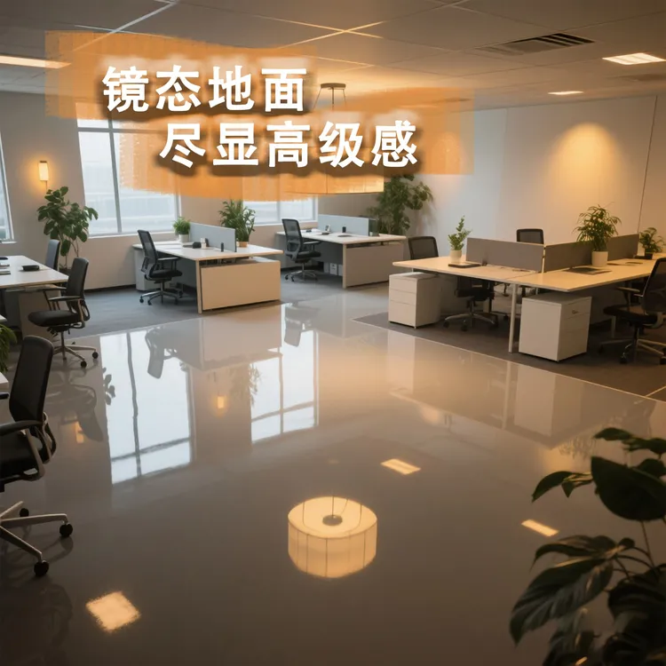 【家庭/工厂通用】升级款安全无味纯色自流平地坪漆液态岩涂料