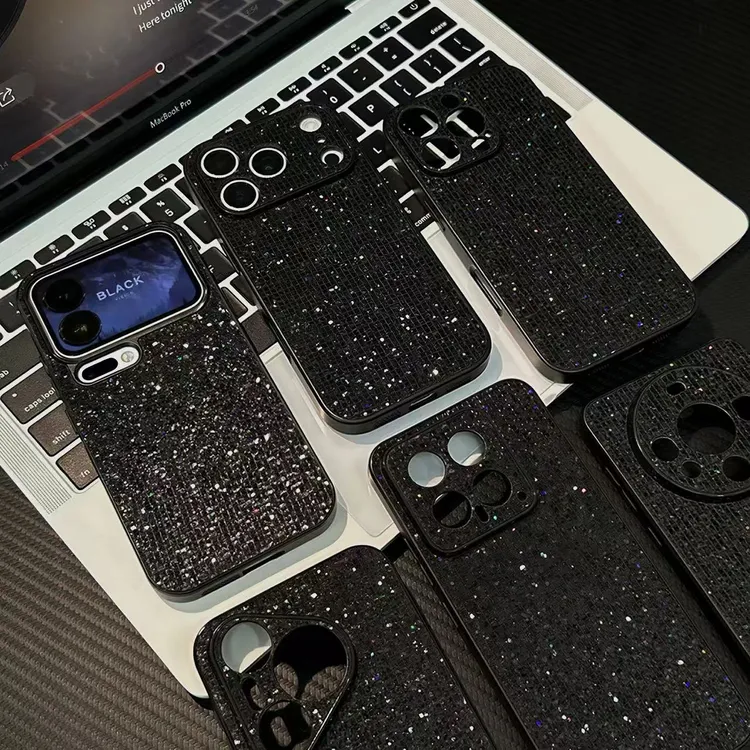 雅天立ins高级小香风细闪适用iPhone17/16手机壳华为vivo小米oppo