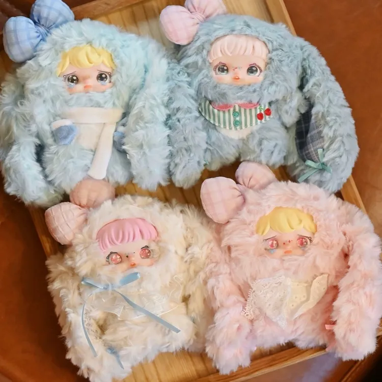 Yomi悠米绒绒兔乐园毛绒盲盒潮玩手办可爱公仔