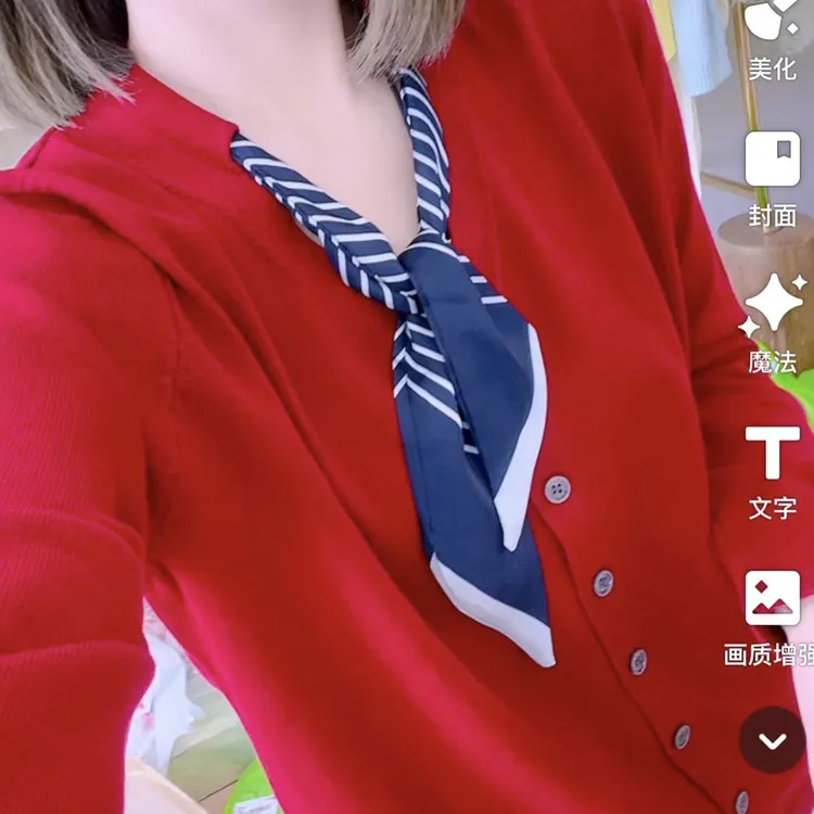 1078领结针织长袖