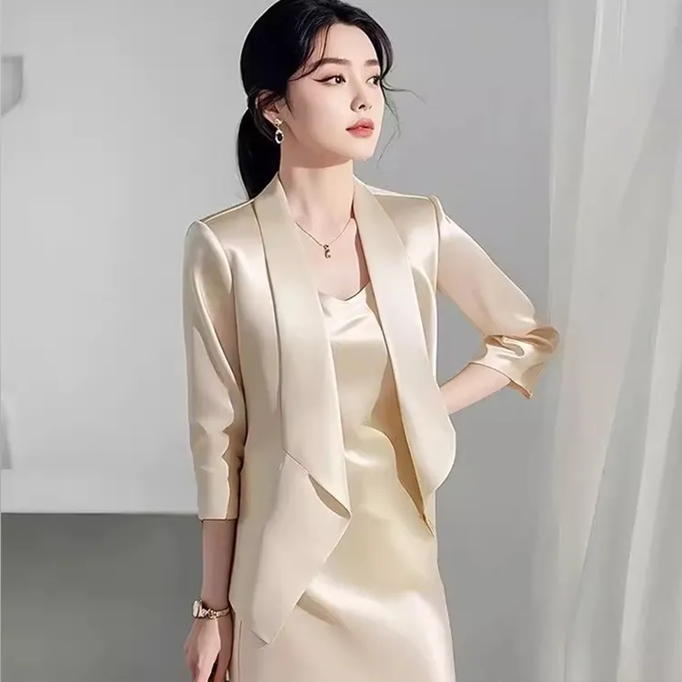 职业西装外套吊带裙两件套初秋新款女装套装轻奢高级感女人味