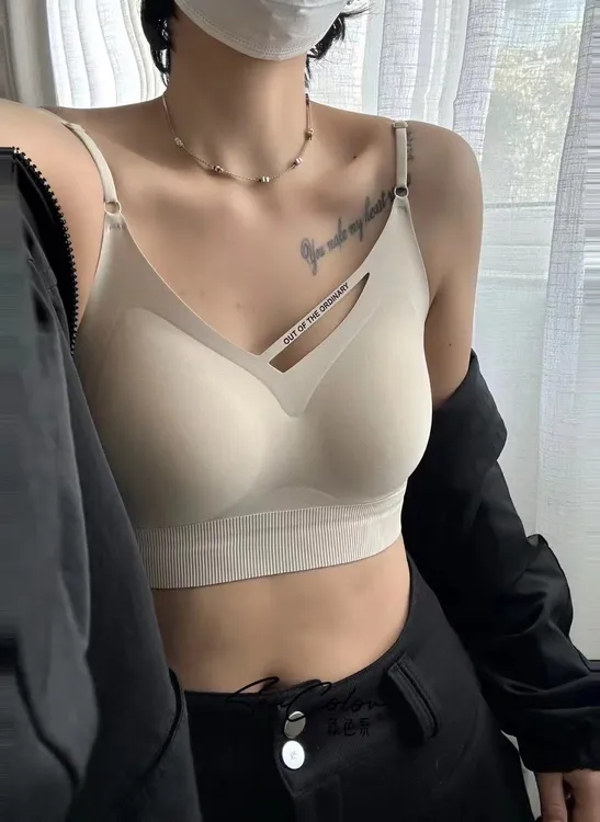 女士无痕固定杯背心吊带丹姐推荐