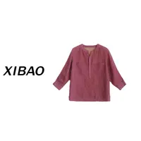 【双面双色】轻薄高支亚麻上衣