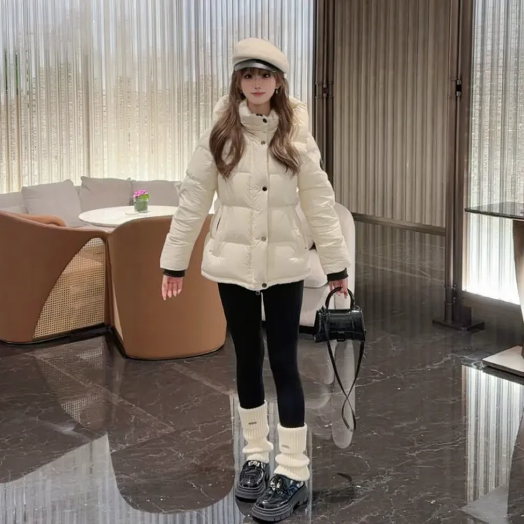 【大牌品质】羽绒服女冬季新款90鹅绒小个子高品质时尚短款保暖外套