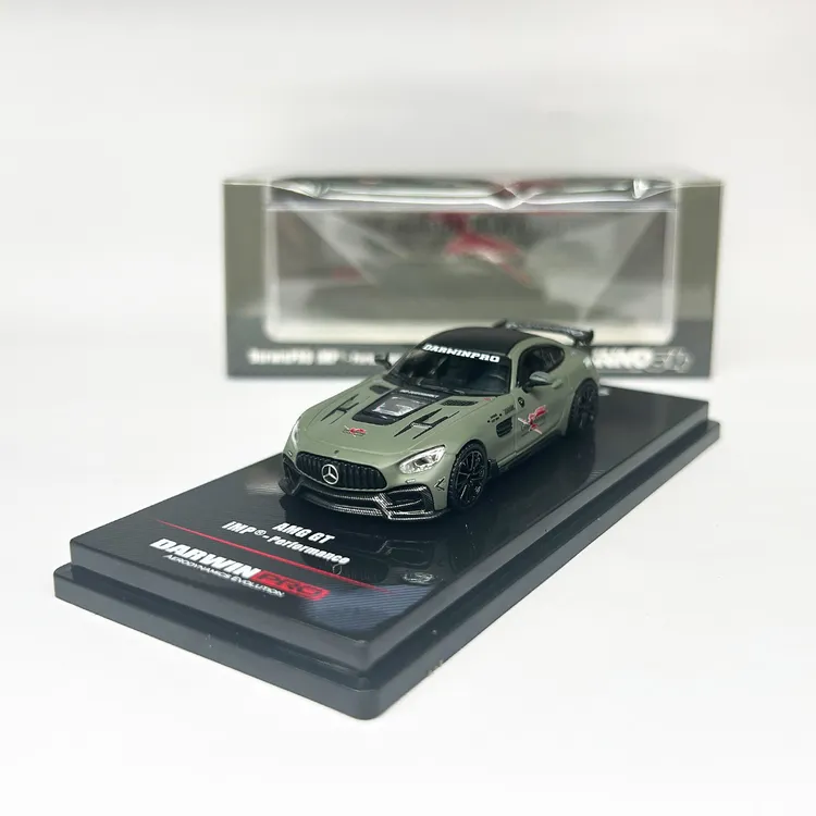 INNO车模 1:64 合金 奔驰 AMG GT 达尔文套件 小比例汽车模型收藏