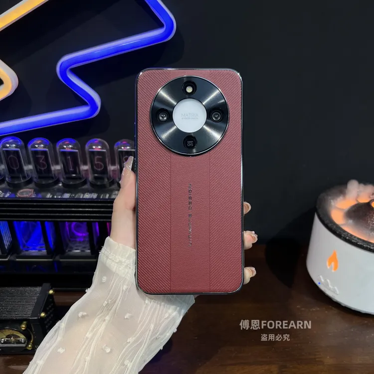 适用于荣耀x70手机壳honorx70新款保护套素皮男女全包防摔个性