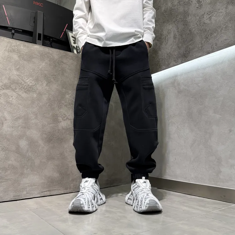 早春款男士束脚裤高品质休闲裤百搭宽松潮流运动韩版长裤大码