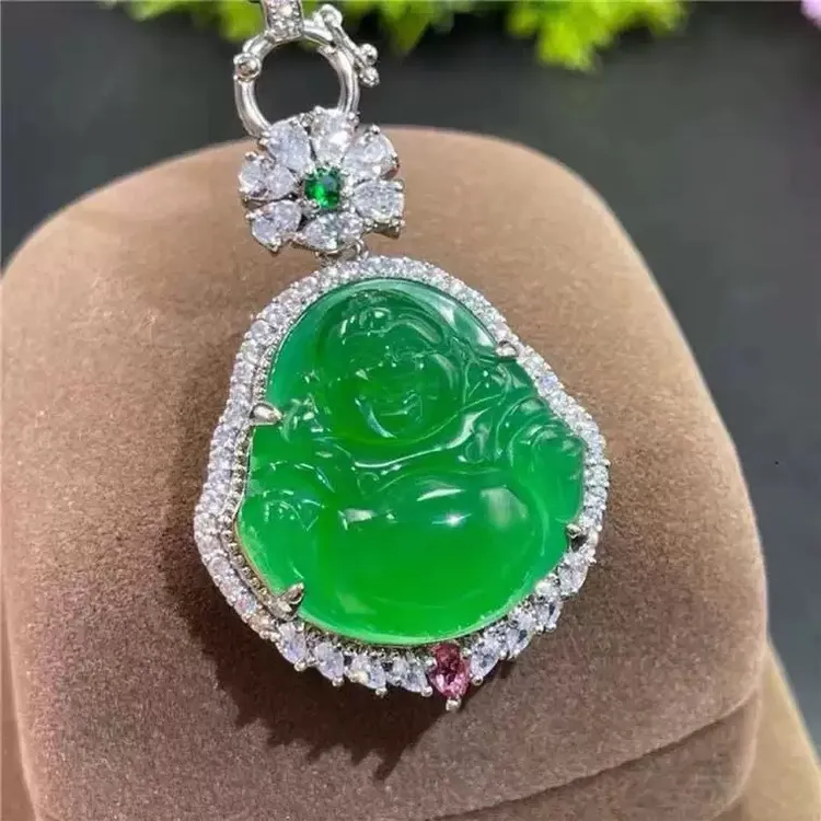 CHEN XI【晨玺】 时尚轻奢 CHEN XI【晨玺】气质 玉髓 佛公 吊坠项链