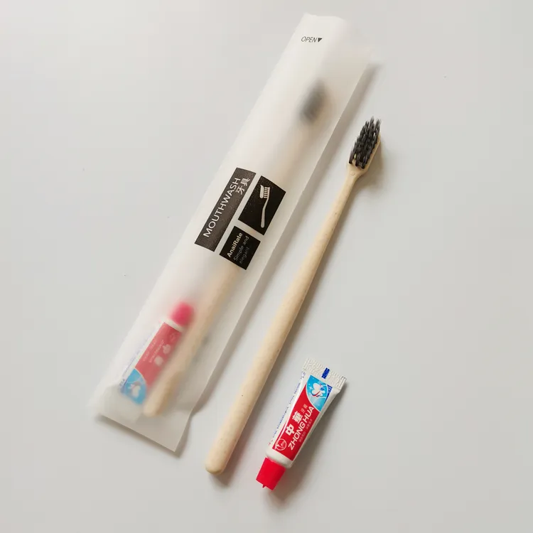 酒店宾馆一次性牙具酒店便携牙刷家用待客牙具旅行一次性牙刷牙膏